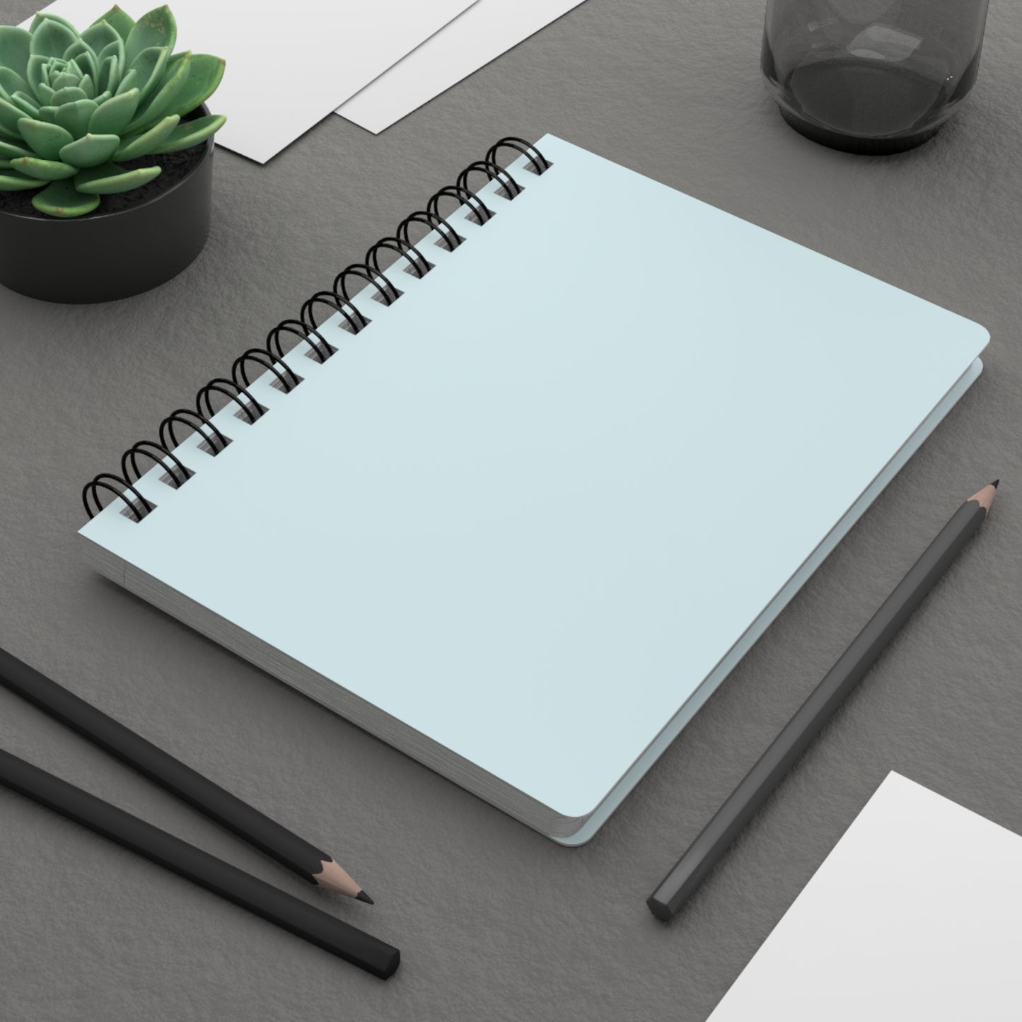 Ocean Blue Spiral Lined Notebook 150 Page Journal | Coordinated Collection