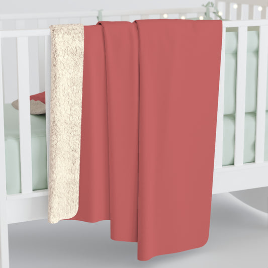 Red Autumns Sherpa Fleece Blanket Cozy Plush Throw 3 Sizes Soft Warm Blanket