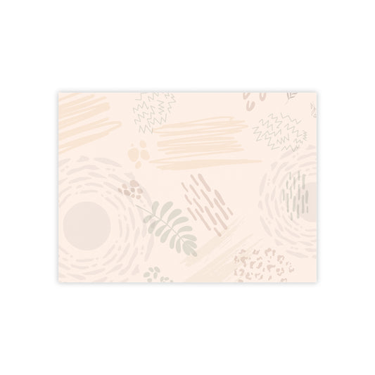 Neutral Flow Sticky Notes Abstract Neutral Post It Notes (7 Sizes)