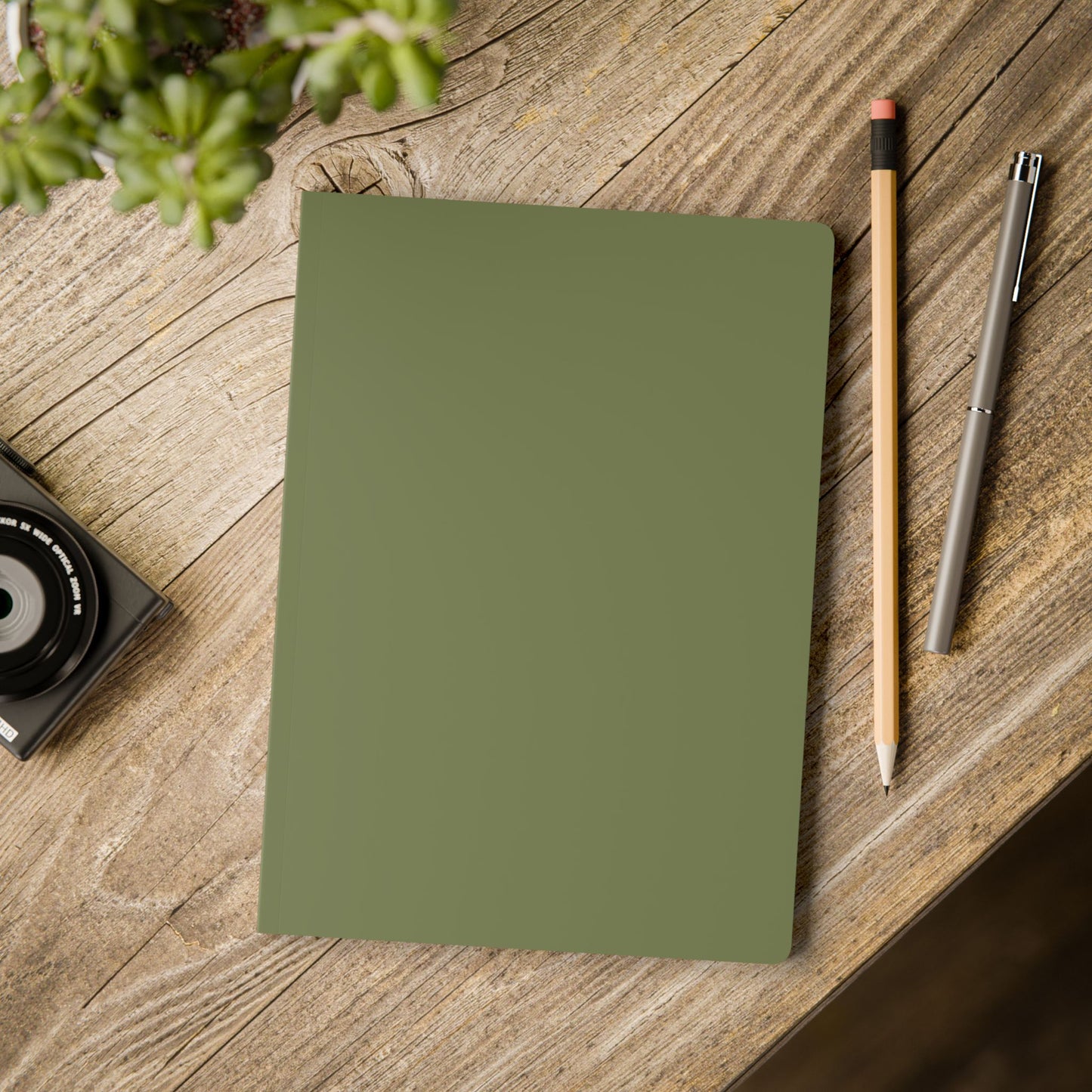 Olive Color Coordinated Collection A5 Lined Journal