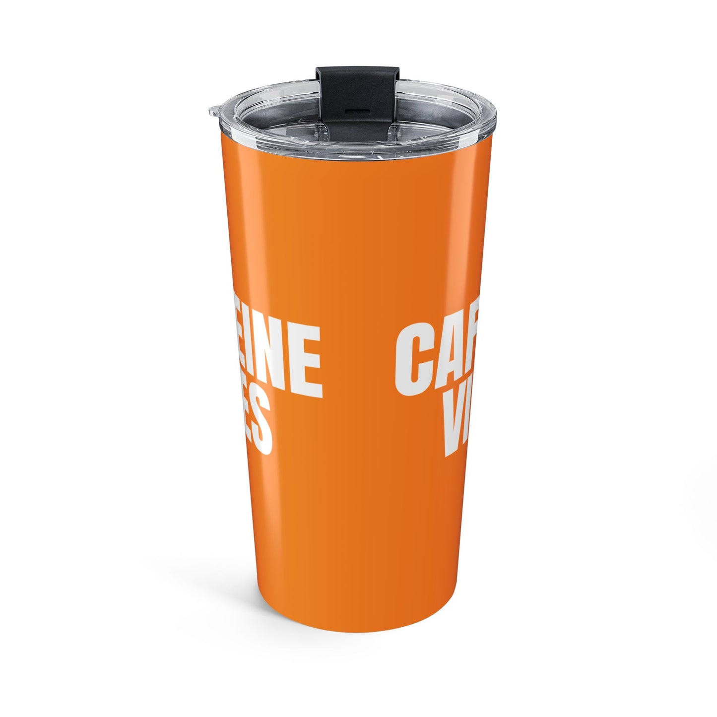 Tangerine Caffeine Vibes 20oz Stainless Steel Tumbler | Color Coordinated Collection