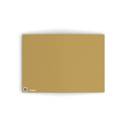 Muted Gold Note Card Color Coordinated Collection