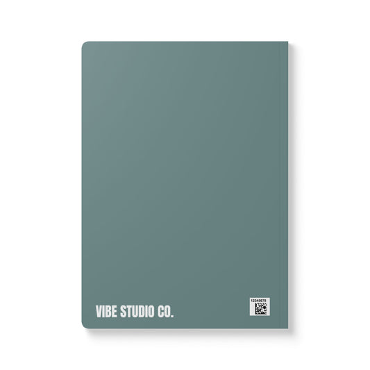 Dusty Blue Color Coordinated Collection A5 Lined Journal