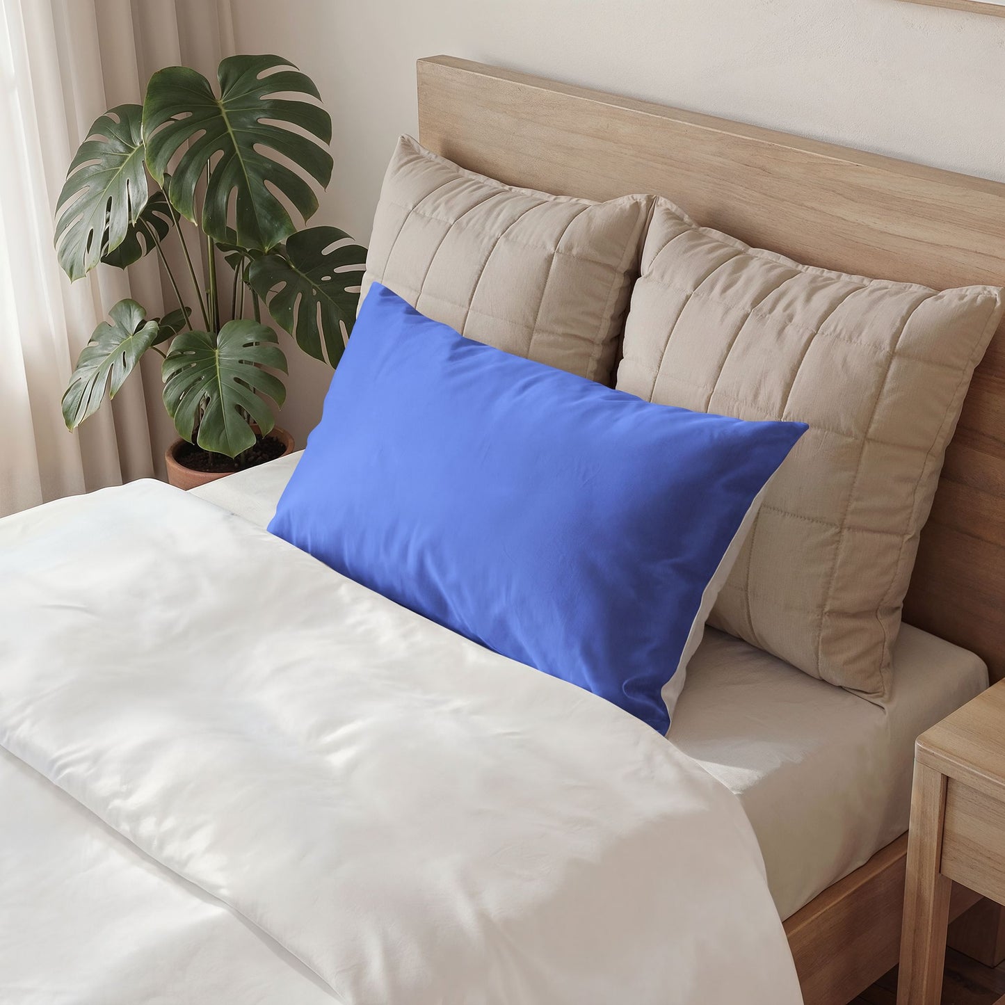 Perwinkle Pillow Solid Cotton Sham
