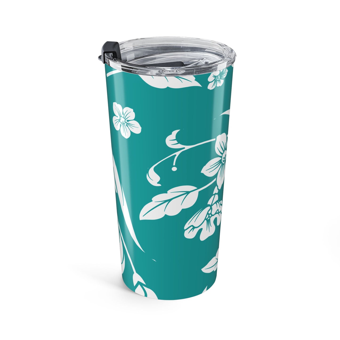 Deep Aqua Floral 20oz Stainless Steel Tumbler | Coordinated Collection