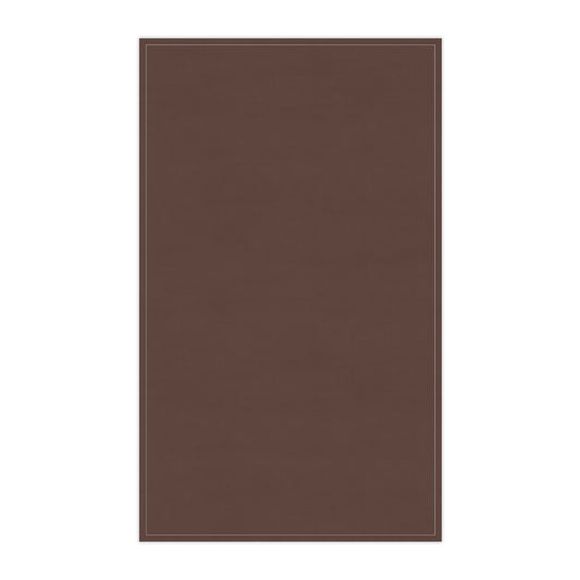 Chocolate Brown Cotton Twill Tea Towel 18 x 30