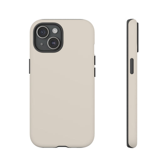 Latte Cream Tough Cell Phone Case Matte or Glossy Protective Case iPhone Samsung