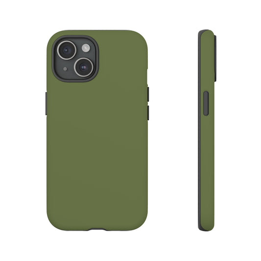 Olive Tough Cell Phone Case Matte or Glossy Protective Case iPhone Samsung