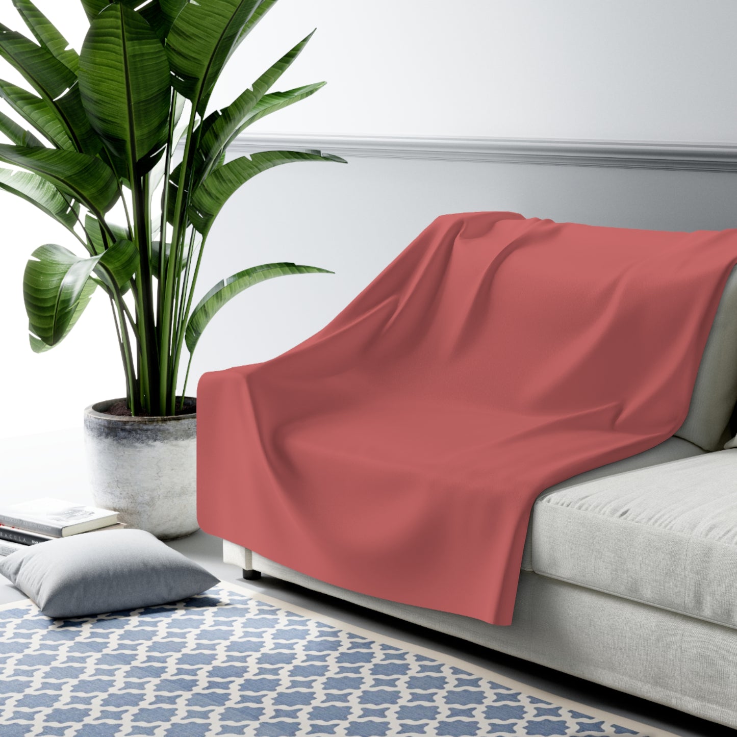 Red Autumns Sherpa Fleece Blanket Cozy Plush Throw 3 Sizes Soft Warm Blanket