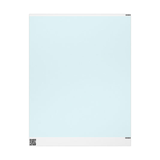 Ocean Blue Wrapping Paper Matte or Glossy Gift Wrap 3 Sizes Fine Art Paper