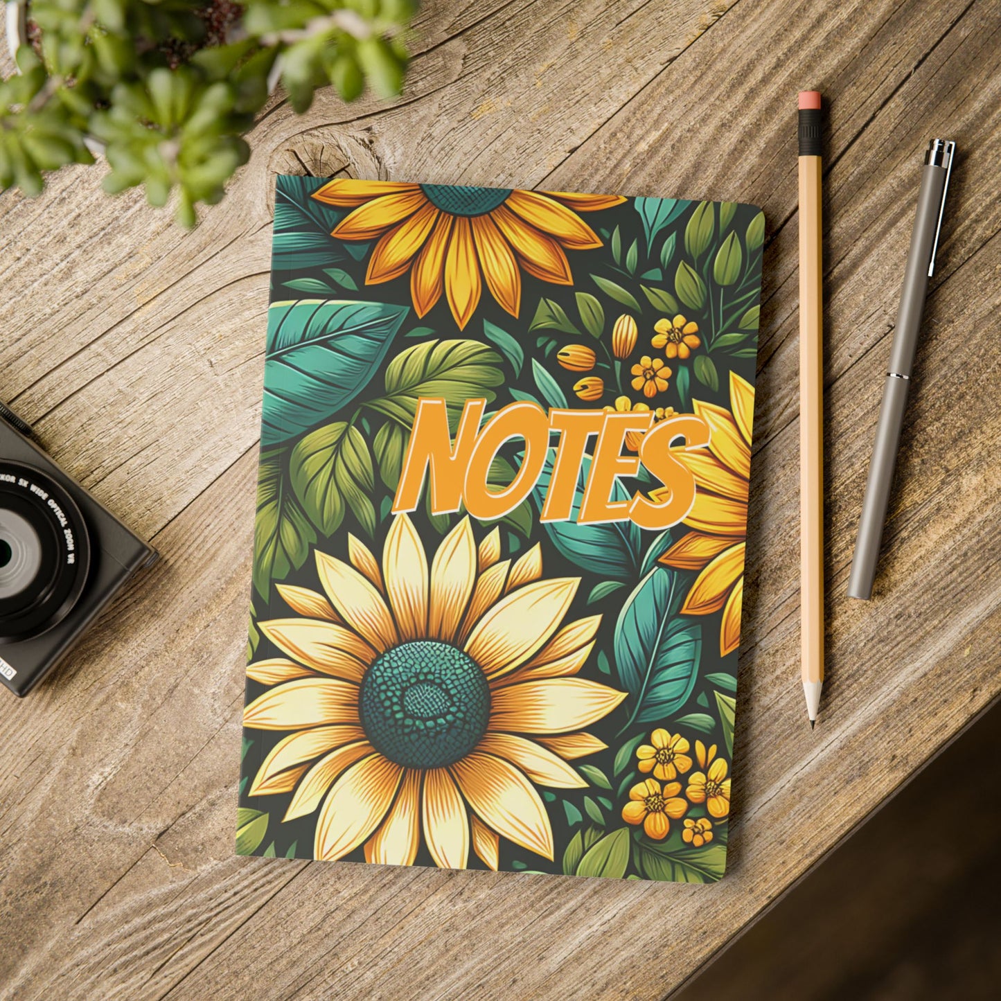Sunflower Grove A5 Lined Journal