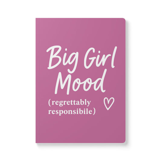 Lilac Wine Big Girl Mood A5 Lined Journal