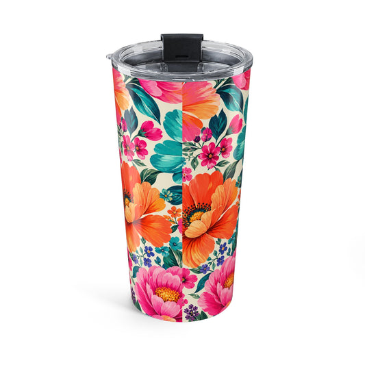 Dreamy Floral 20oz Insulated Tumbler Floral Travel Mug