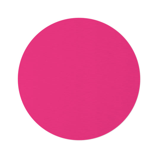 Pink Round Rug 60 Inch Floor Rug Minimal Home Decor Living Room Rug