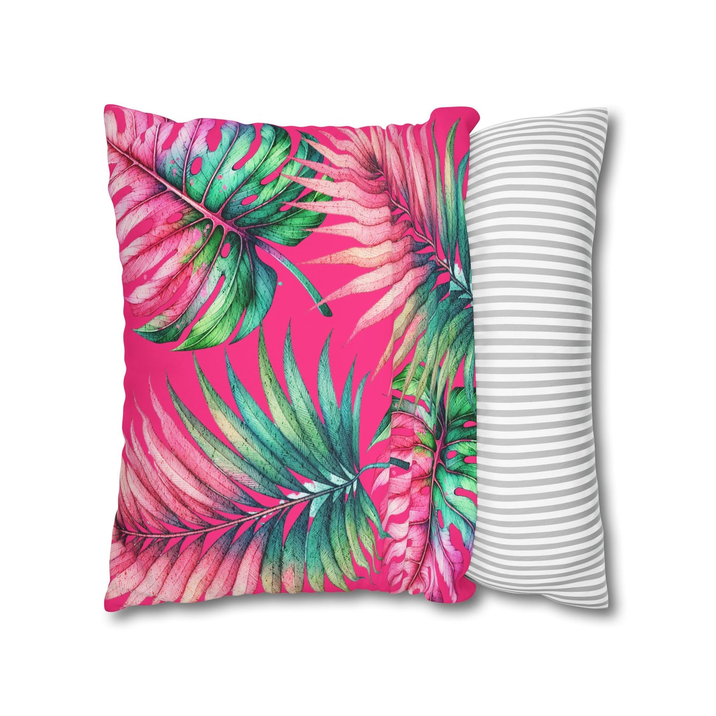 Tropical Vibes Canvas Pillow Cover 20x20