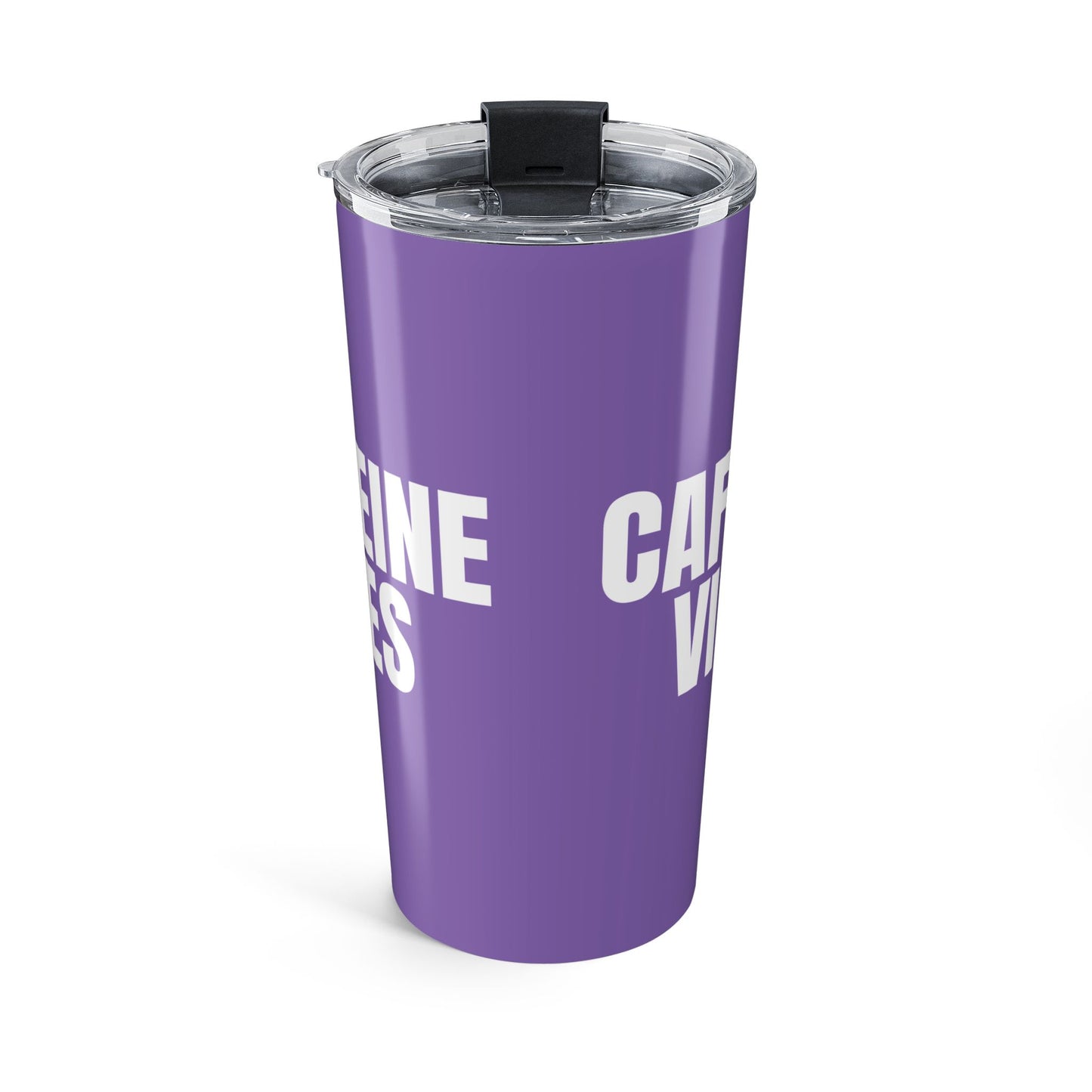 Purple Caffeine Vibes 20oz Stainless Steel Tumbler | Color Coordinated Collection