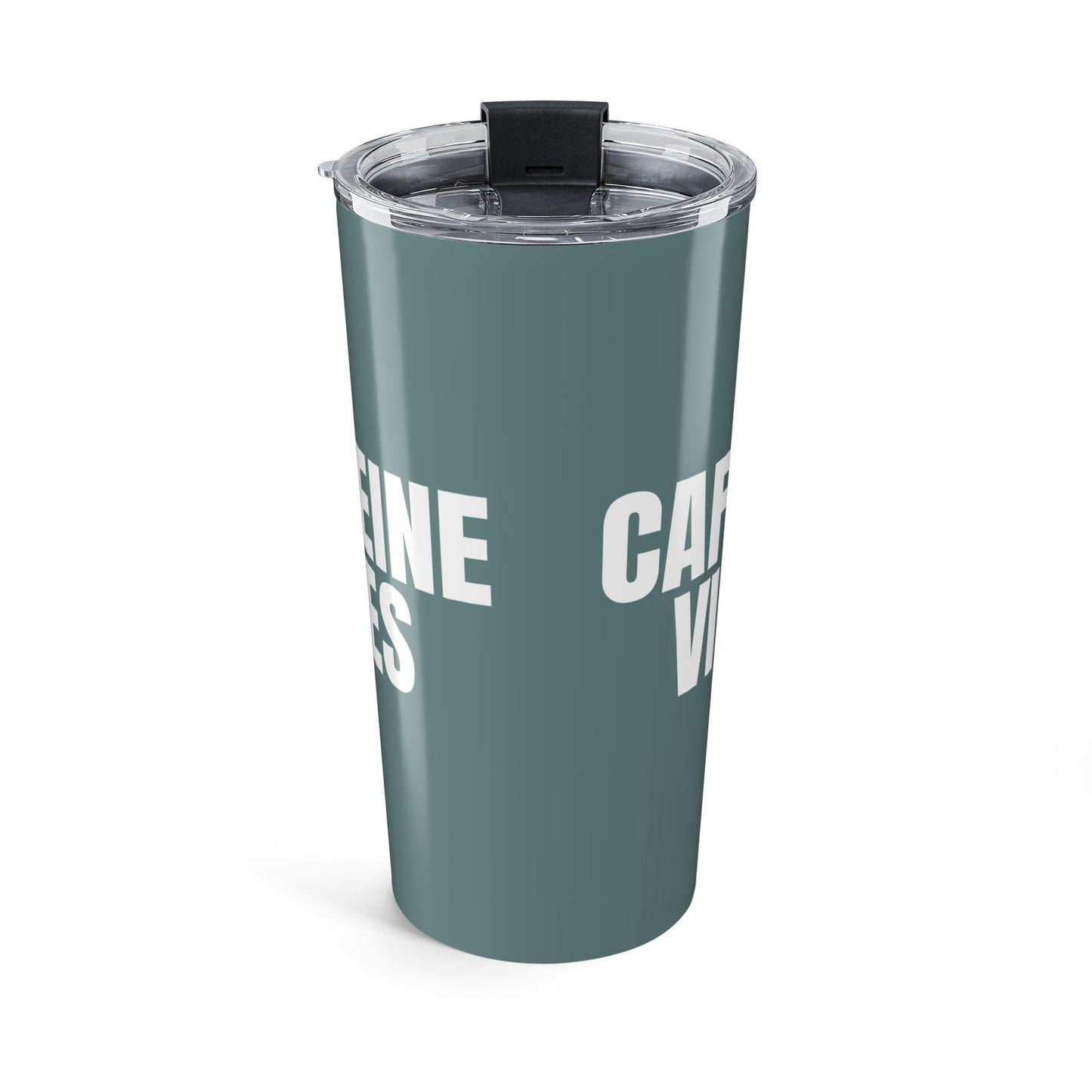 Dusty Blue Caffeine Vibes 20oz Stainless Steel Tumbler | Color Coordinated Collection