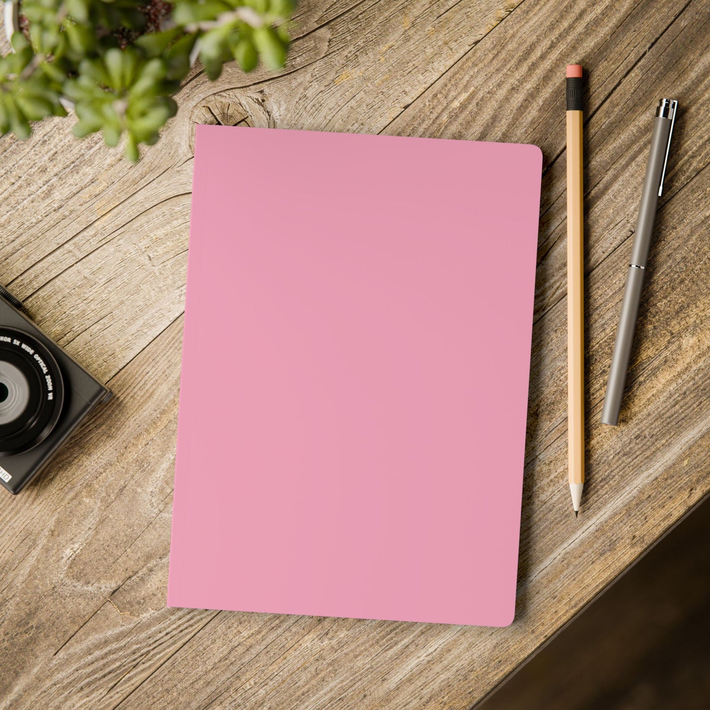 Light Pink Color Coordinated Collection A5 Lined Journal