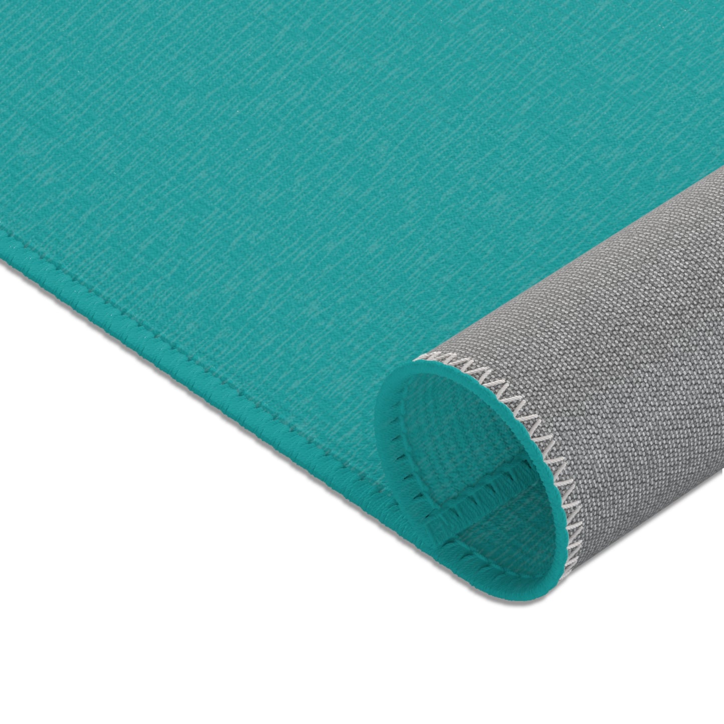Deep Aqua Rug 24 x 36 Solid Color Accent Rug Modern Home Decor