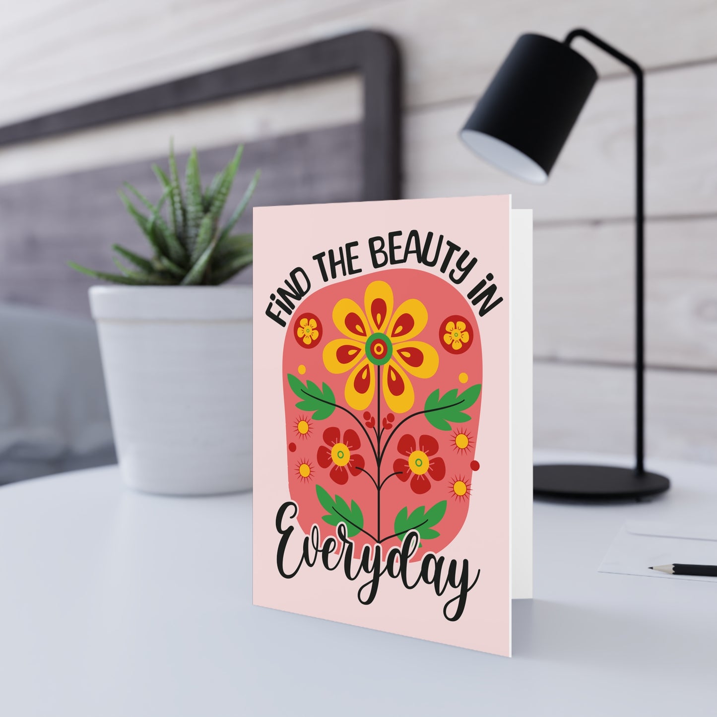 Find The Beauty Everyday Folded Note Card Set | Coordinated Collection