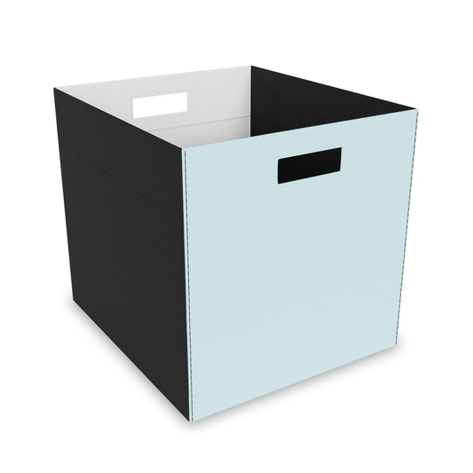 Ocean Blue Felt Storage Box Foldable Organizer Bin Home Storage Basket
