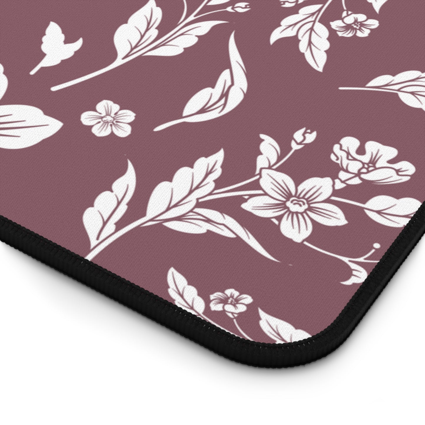 Mauve Floral Desk Pad (12x18, 12x22 or 16x32)