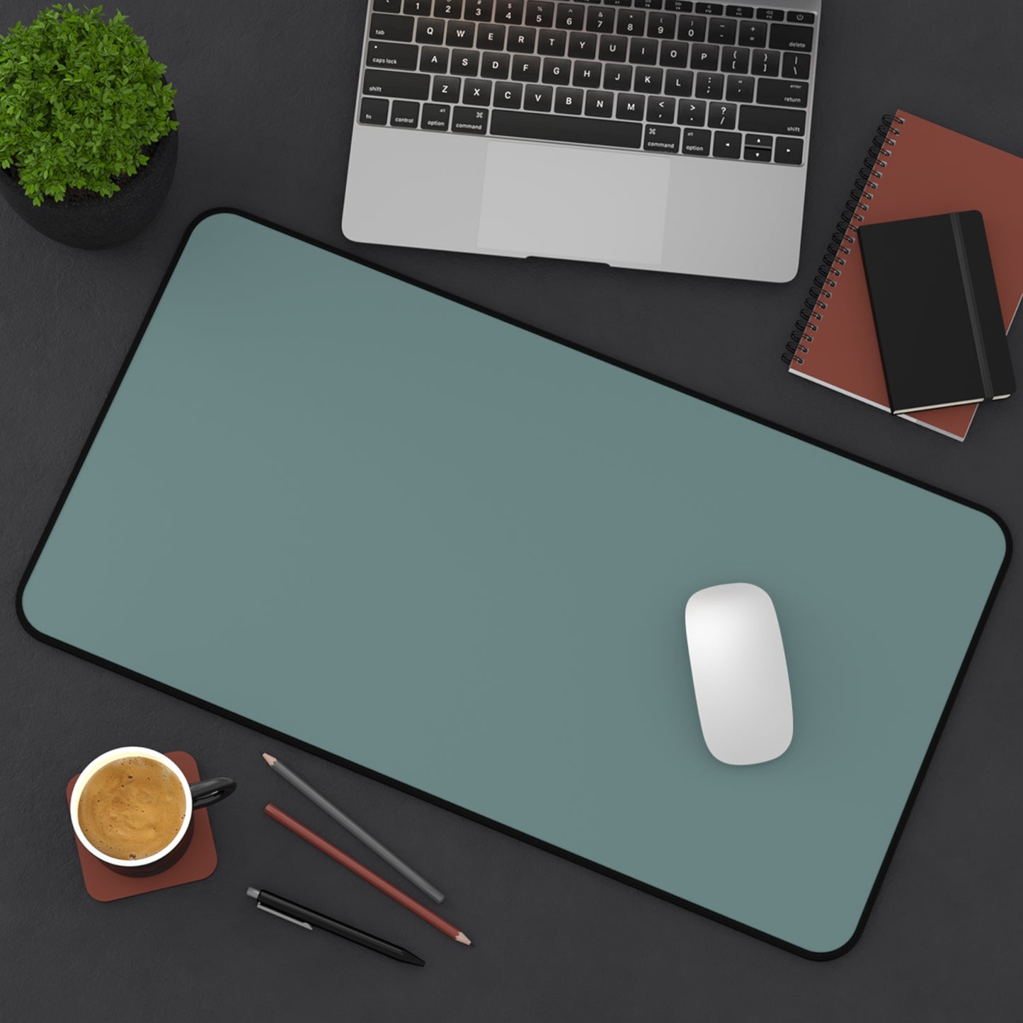 Dusty Blue Desk Mat Color Coordinated Collection (12x18, 12x22, 16x32)