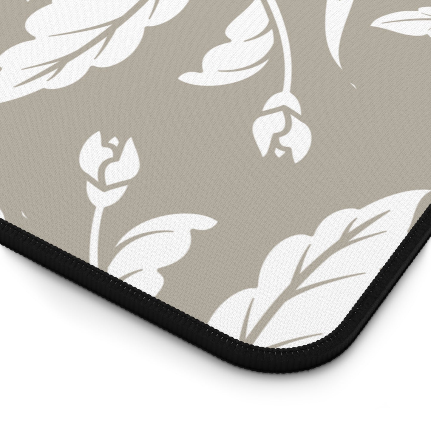Warm Stone Floral Desk Pad (12x18, 12x22 or 16x32)