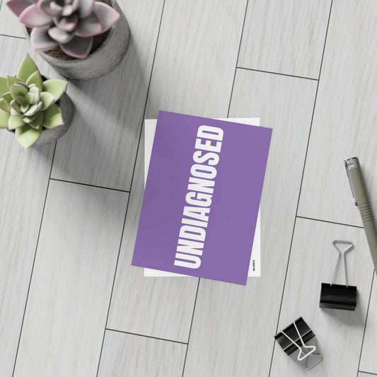 Purple Postcard Set Pack of 10, 30 or 50 w/ Envelopes | Coordinated Collection