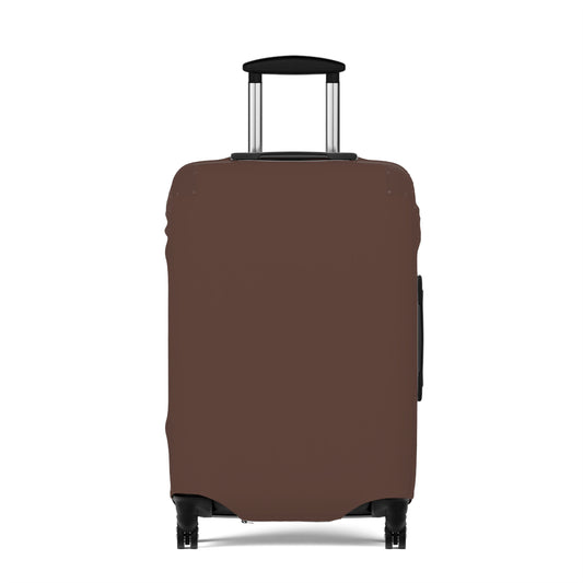 Chocolate Brown Luggage Cover Travel Suitcase Cover Protective Stretch Cover