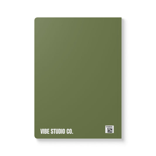 Olive Color Coordinated Collection A5 Lined Journal