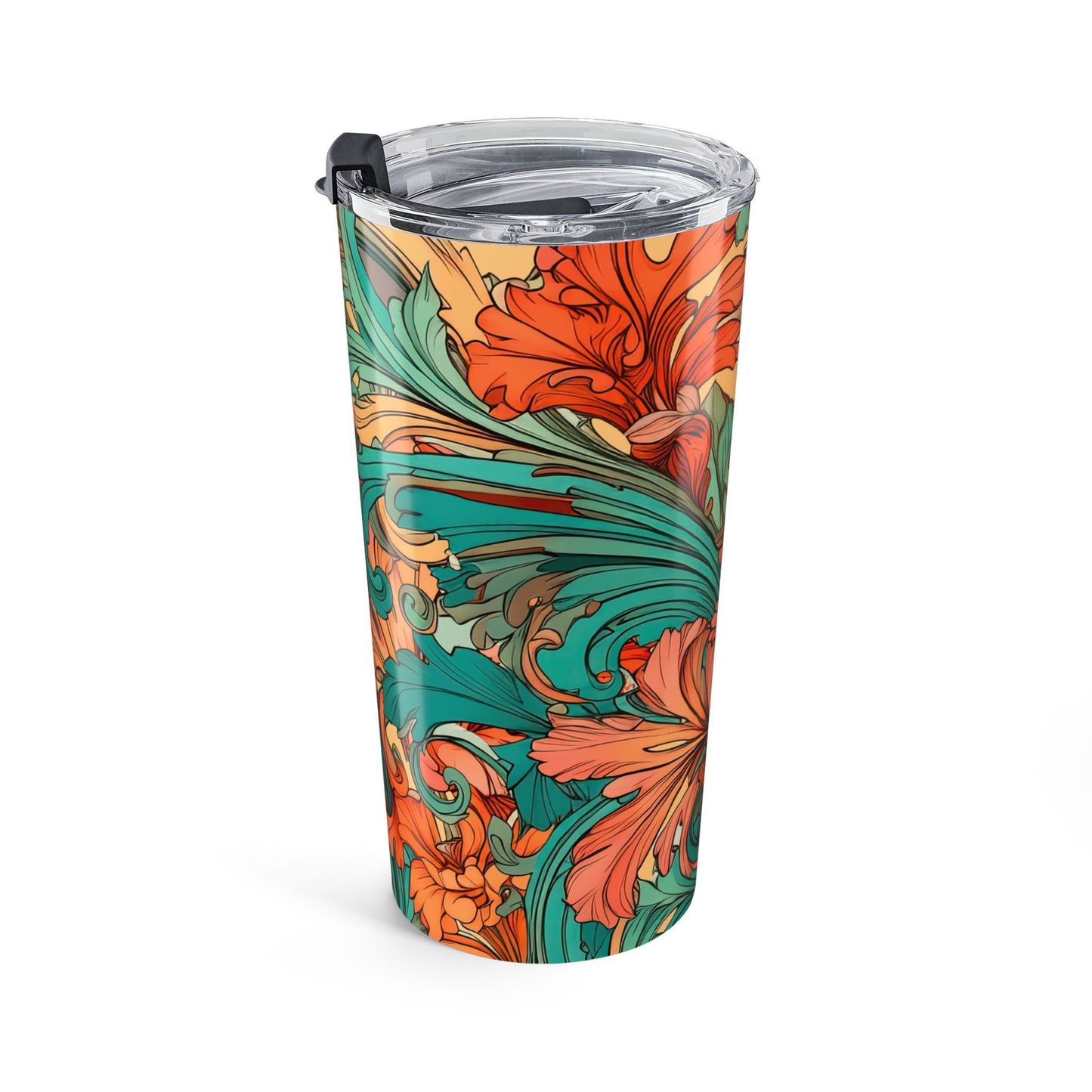 Coral Flourish 20oz Tumbler Insulated Travel Mug