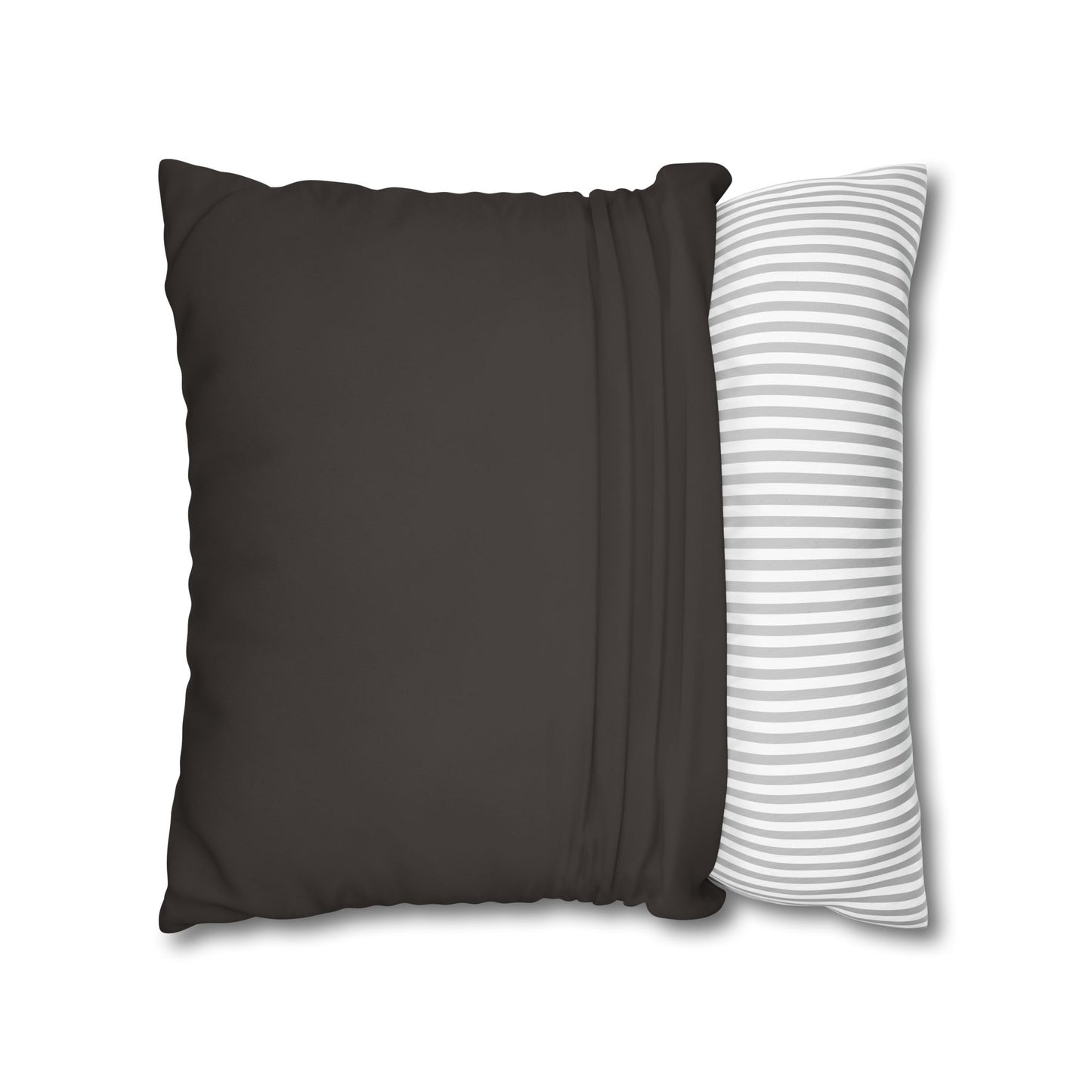 Muted Charcoal Canvas Pillow Cover 20x20