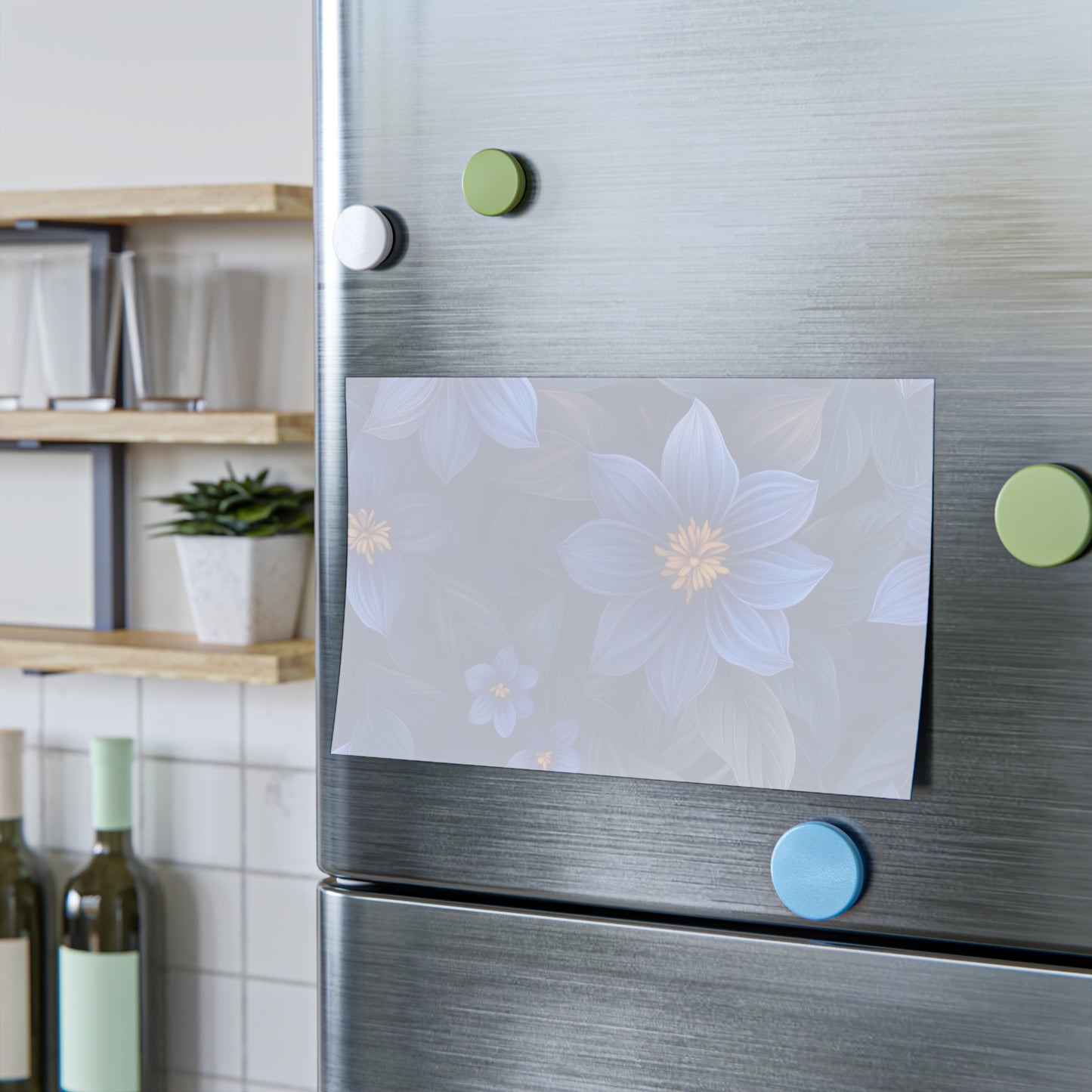 Blue Floral Heaven Sticky Notes Blue Floral Post It Notes (7 Sizes)
