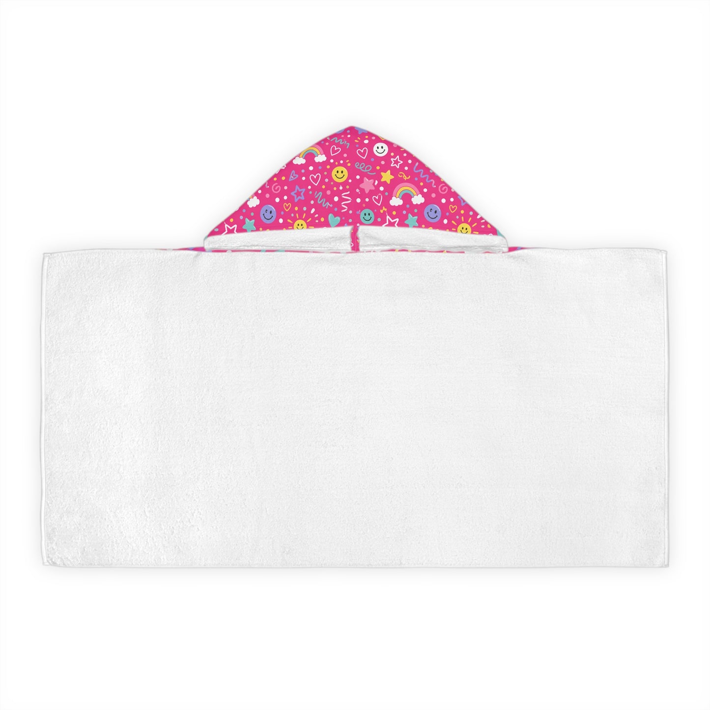 Pink Pop Baby/Kid Hooded Towel Pink Bath Towel