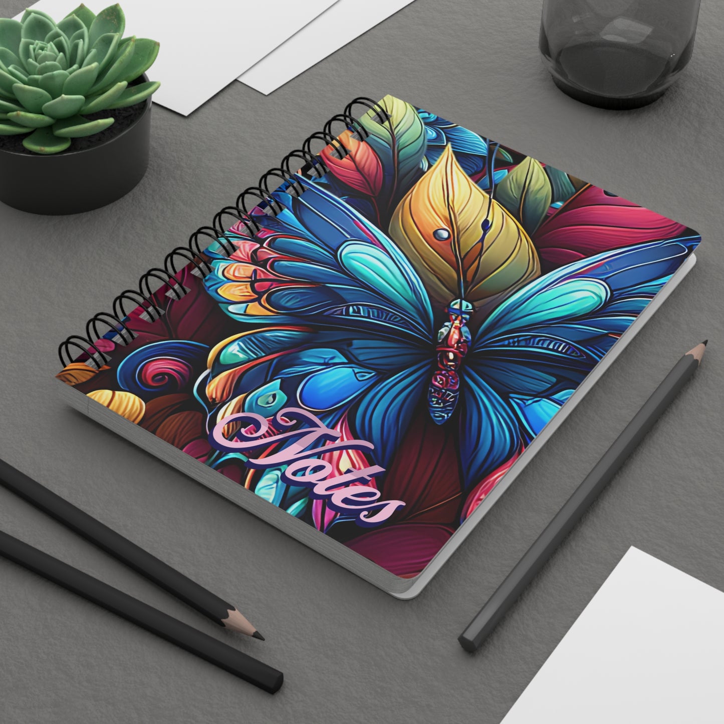 Metamorphosis Spiral Journal Butterfly Notebook