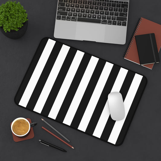 Black Stripe Desk Mat Office Desk Decor (12/18, 12/22, 16/32)