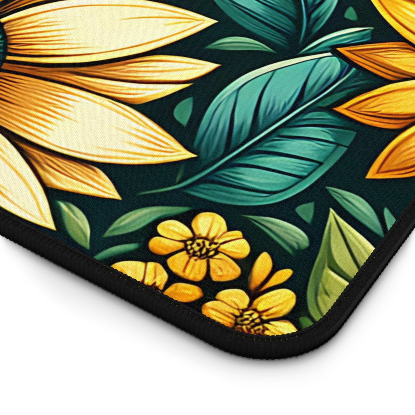 Sunflower Grove Desk Pad