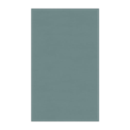 Dusty Blue Cotton Twill Tea Towel 18 x 30