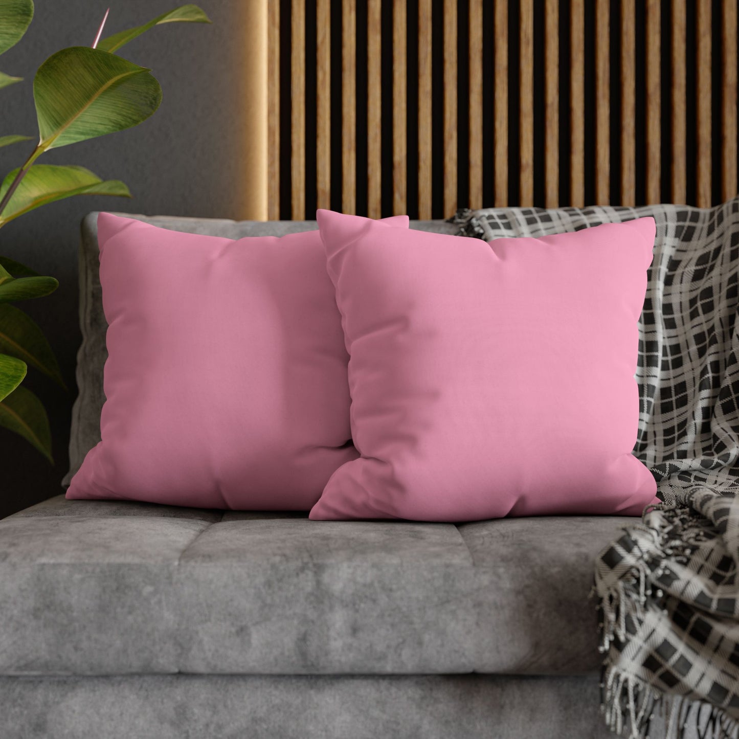 Light Pink Canvas Pillow Cover 20x20