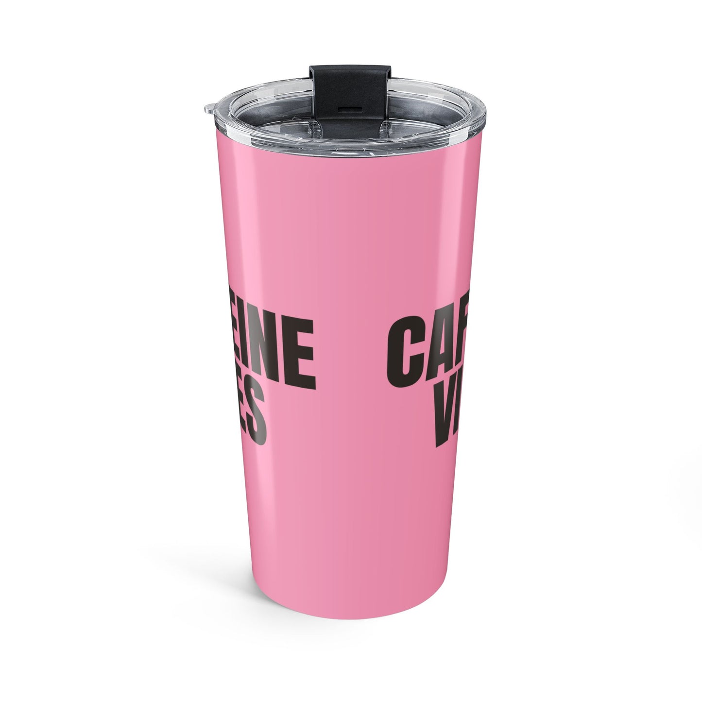 Light Pink Caffeine Vibes 20oz Stainless Steel Tumbler | Color Coordinated Collection