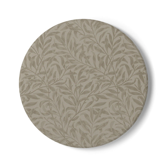Warm Stone Leaves Coaster Square or Round Color Coordinated Collection