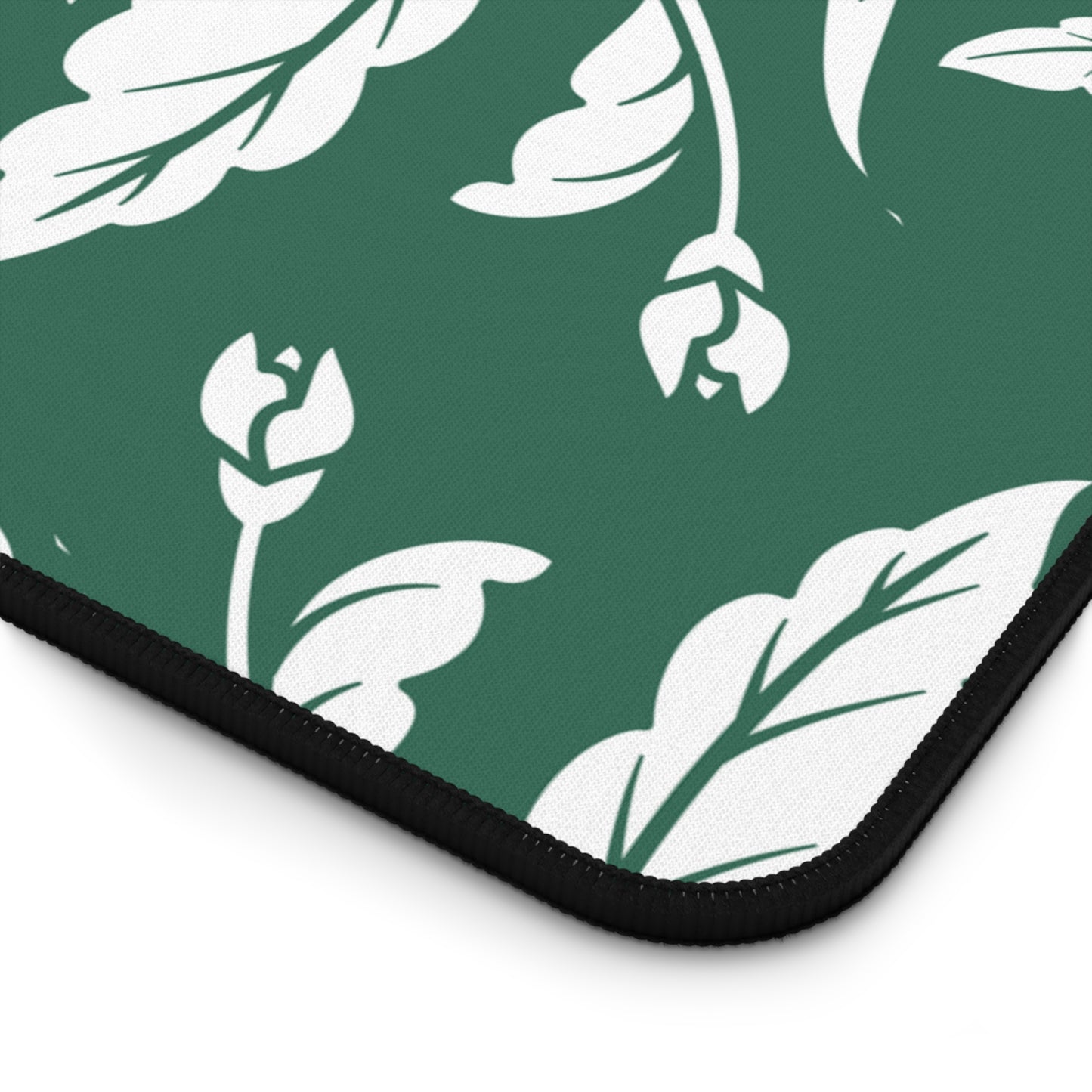 Leaf Green Floral Desk Pad (12x18, 12x22 or 16x32)