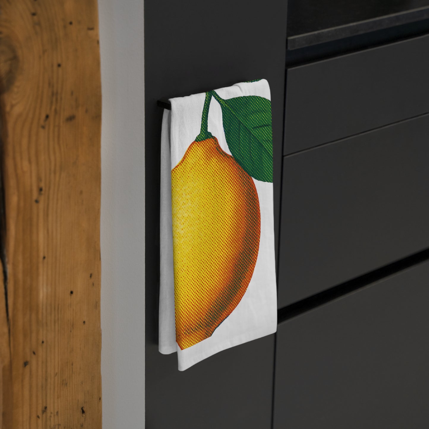Lemon Kitchen Tea Towel Cotton Dish Towel Fruit Design Decorative Towel