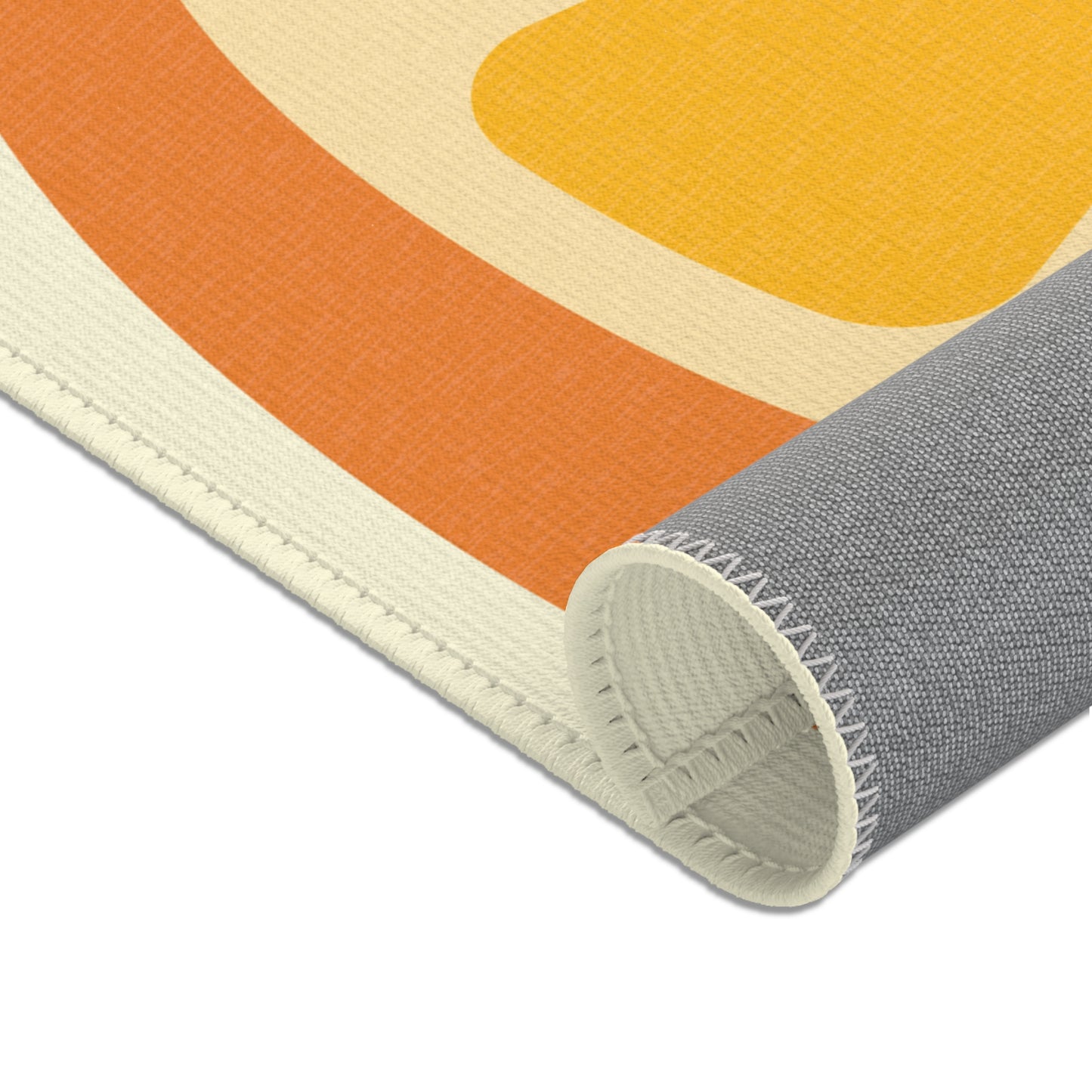 Orange Kitchen Rug 24 x 36 Citrus Fruit Accent Rug Bright Orange Kitchen Decor