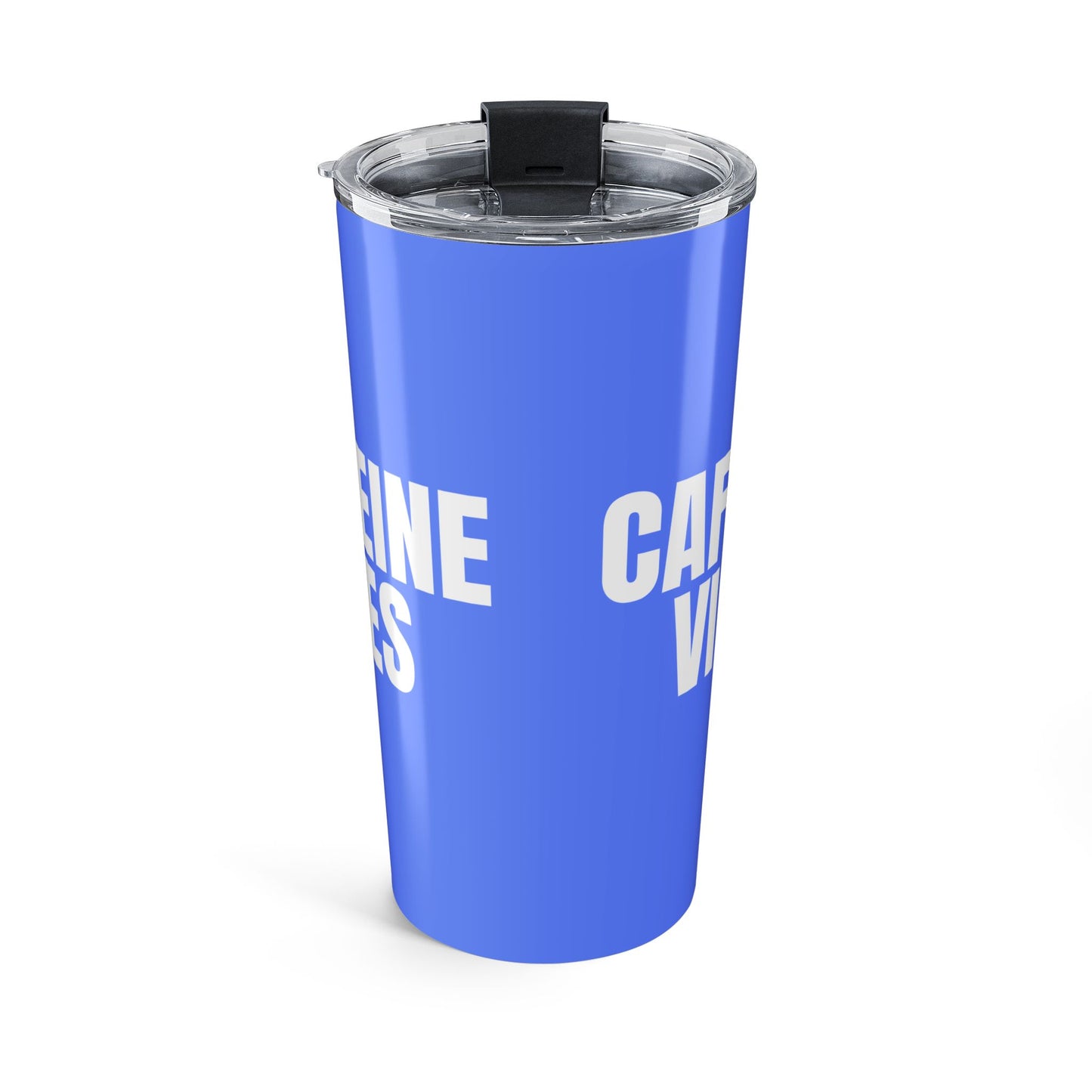 Periwinkle Caffeine Vibes 20oz Stainless Steel Tumbler | Color Coordinated Collection