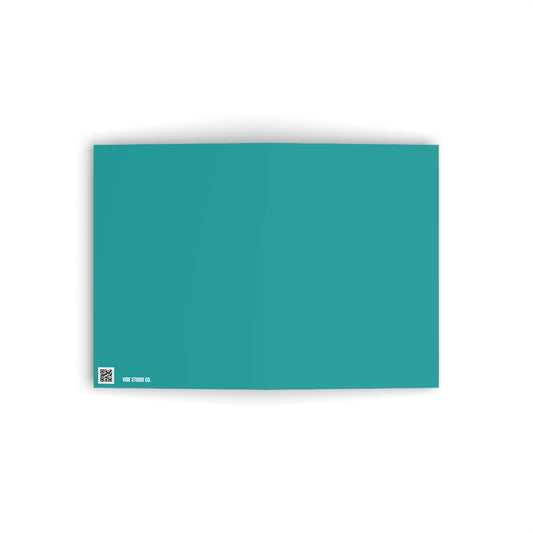 Deep Aqua Note Card Color Coordinated Collection