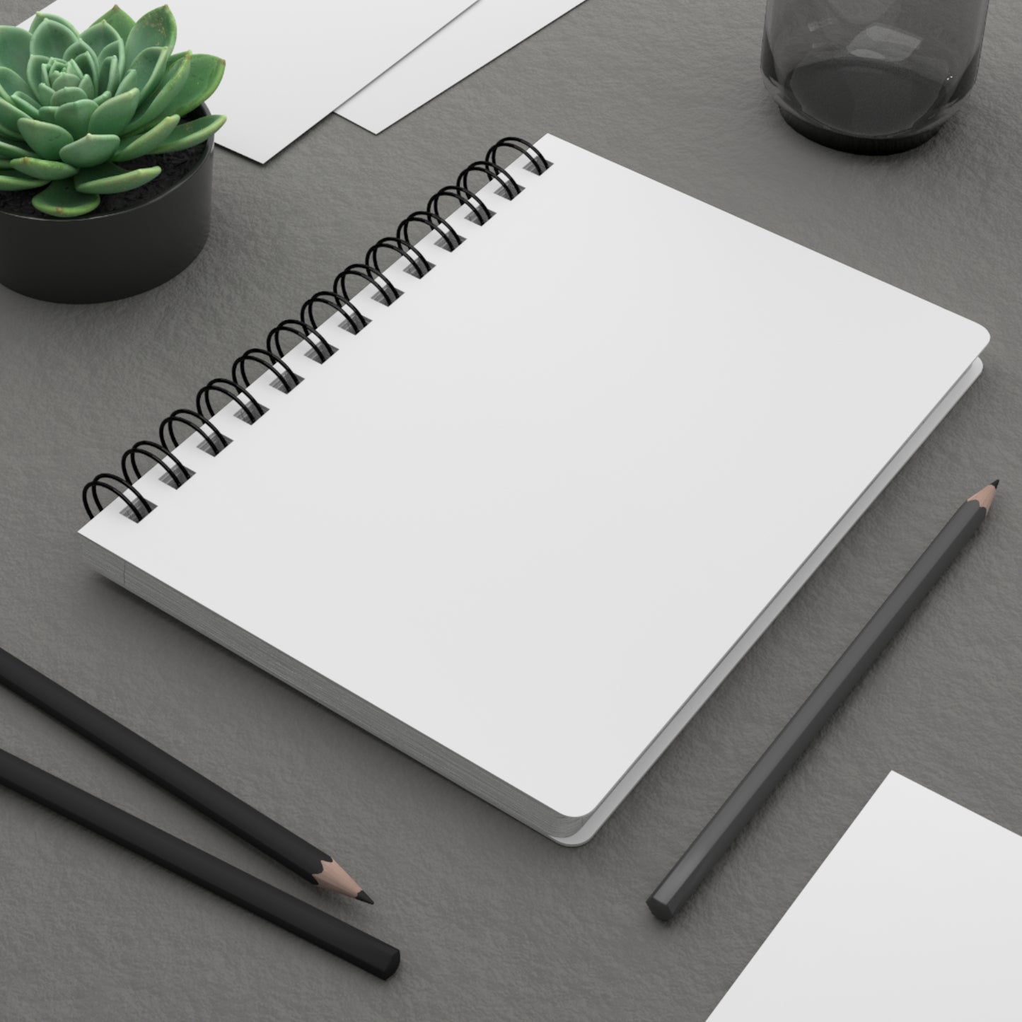 White Spiral Lined Notebook 150 Page Journal | Coordinated Collection