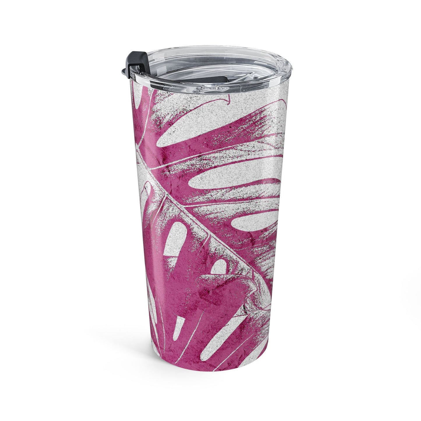 Monstera Leaf Lilac Wine 20 oz Tumbler