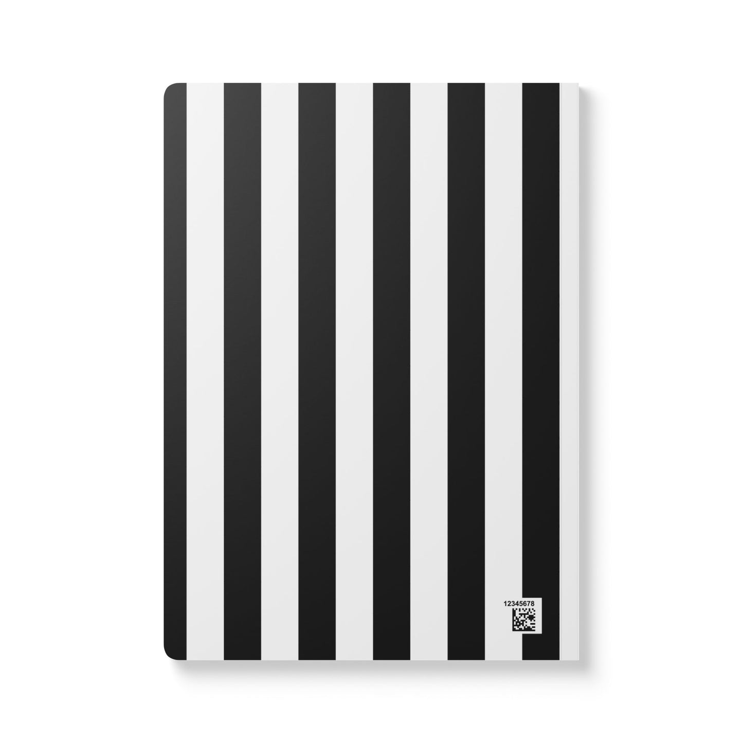 Black Stripe A5 Lined Journal, 100 or 200 pages